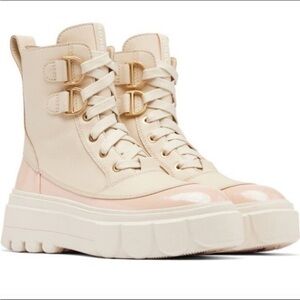 Sorel x Caribou Waterproof Laceup Ankle Boots, 8.5